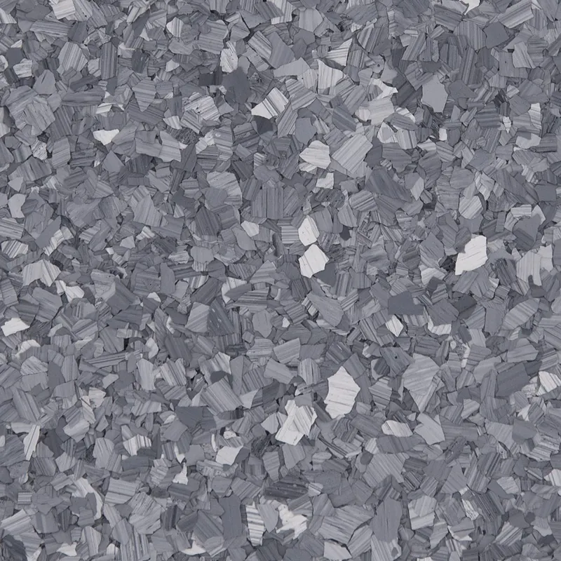 Basalt flake floor coating color