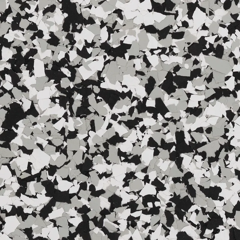 Domino flake floor coating color