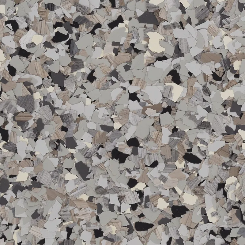 Keystone flake floor coating color
