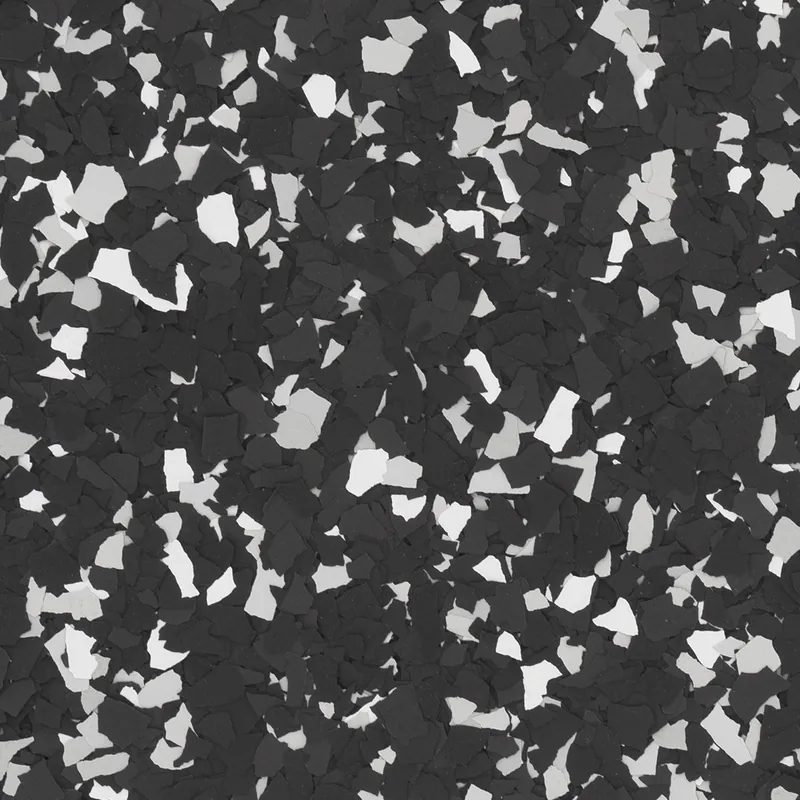 Raven flake floor coating color