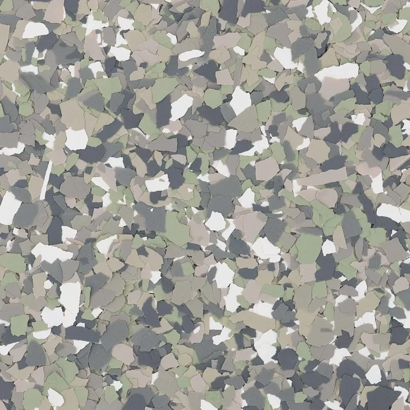 Thyme flake floor coating color