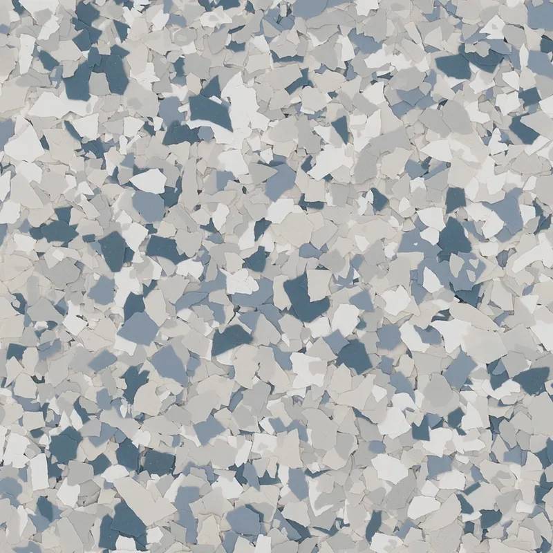 Tidal Wave flake floor coating color