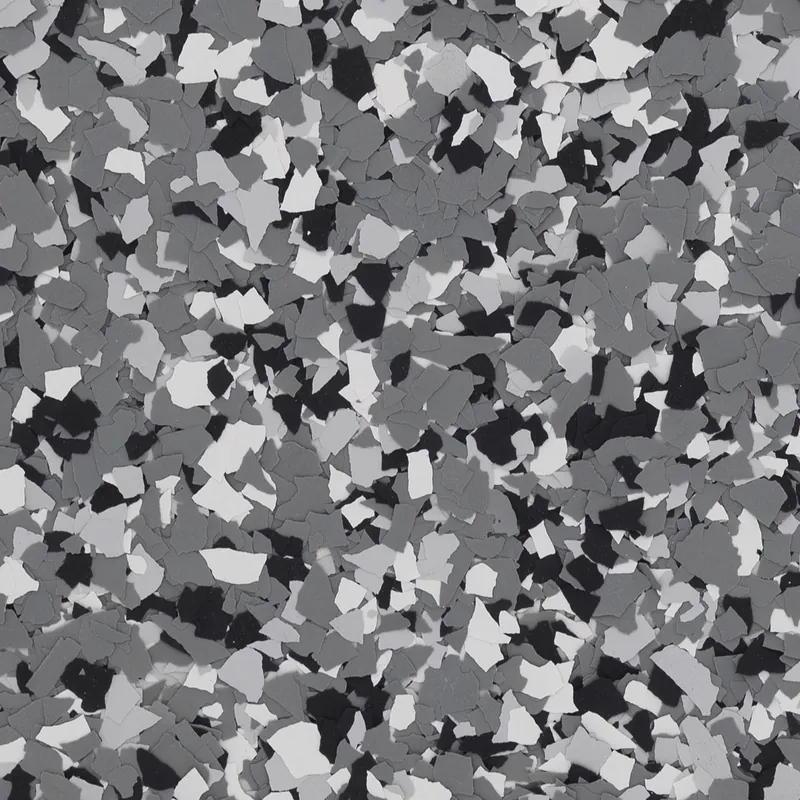 Wombat flake floor coating color