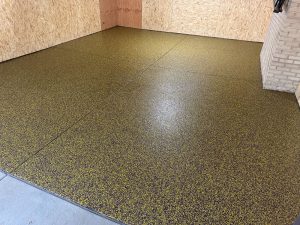 Golden Valley Vikings Floor After Custom Flake 