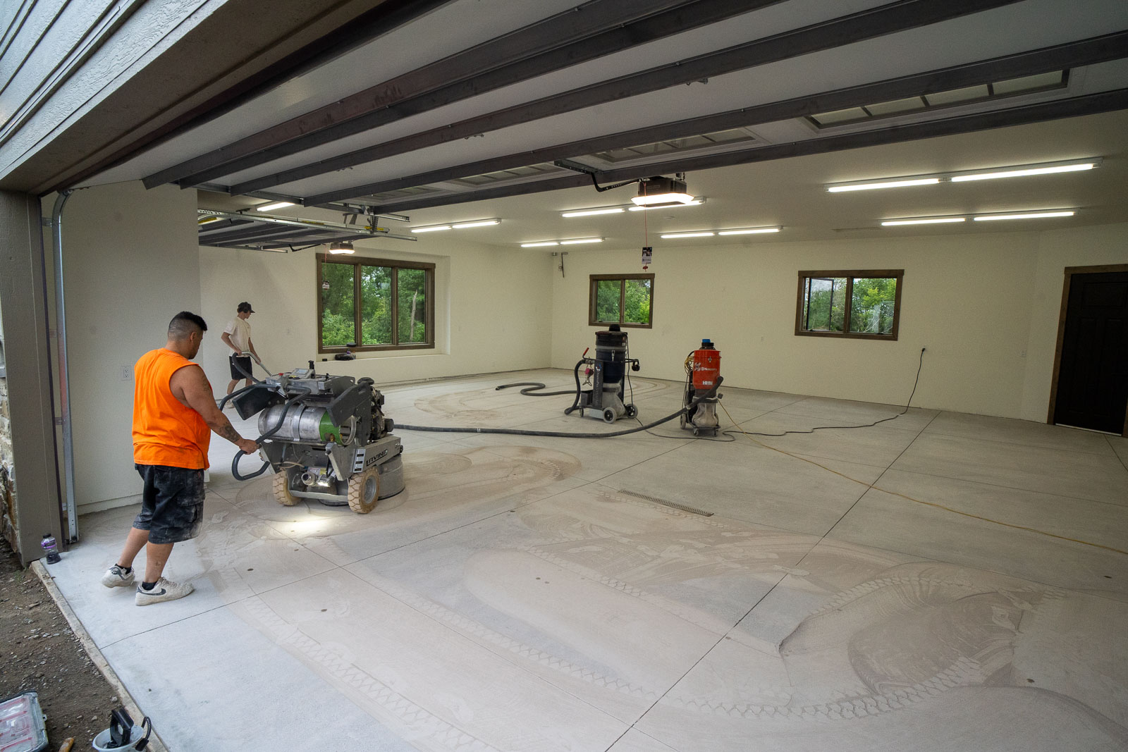 Diamond Grinding the Floor